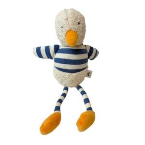 Jellycat Bredita Duck Musical Chime Plush Toy Blue Stripe Stuffed Animal